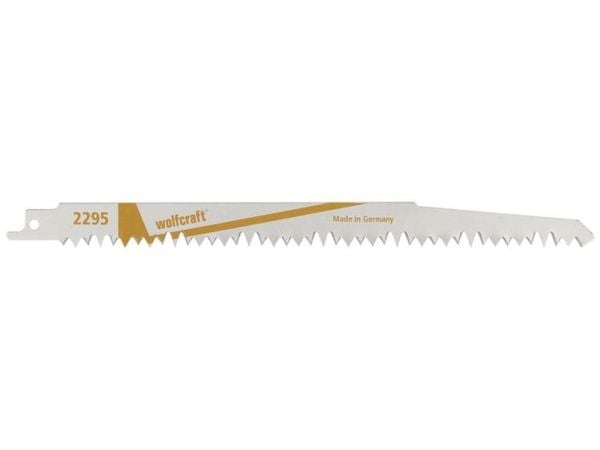 wolfcraft GmbH 2295000, Sabelsagblad, Tre, Chromium-Vanadium Steel (Cr-V), 21 cm, 5 mm, 18 cm
