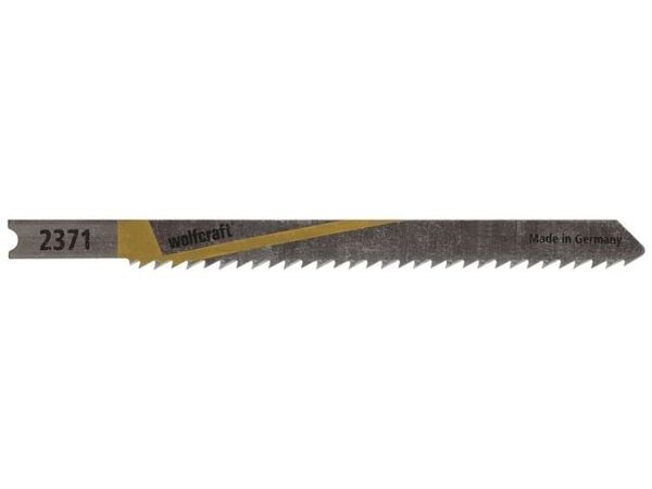 wolfcraft GmbH 2371000, Stikksagblad, Sponplate, Laminat, MDF, Plast, Kryssfiner, Mykt tre, High Carbon Steel (HCS), 7,5 cm, 2,5 mm, 3 cm