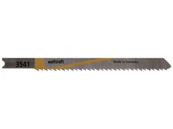 wolfcraft GmbH 3541000, Stikksagblad, Sponplate, MDF, Plast, Kryssfiner, Mykt tre, High Carbon Steel (HCS), 7,5 cm, 2,5 mm, 10 cm