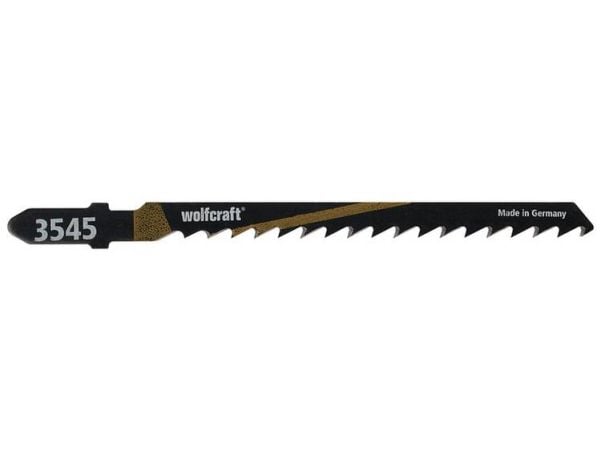wolfcraft GmbH 4006885354500, Stikksagblad, Tre, High Carbon Steel (HCS), Sort, 7,5 cm, 4 mm