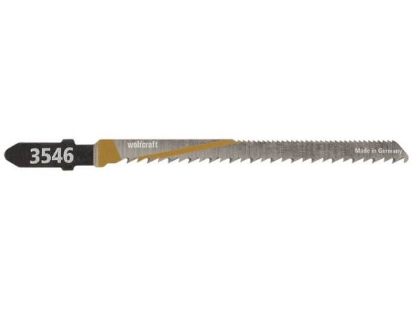 wolfcraft GmbH 4006885354609, Stikksagblad, Parkett, Plast, Mykt tre, Tre, High Carbon Steel (HCS), Rustfritt stål, 4 cm, 10 cm