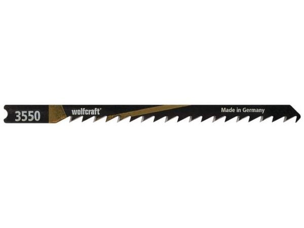 wolfcraft GmbH 4006885355002, Stikksagblad, Tre, High Carbon Steel (HCS), Sort, 7,5 cm, 4 mm