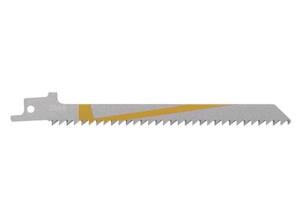 wolfcraft GmbH 3566000, Sabelsagblad, Sponplate, Plast, Kryssfiner, Chromium-Vanadium Steel (Cr-V), 13 cm, 4,2 mm, 10 cm