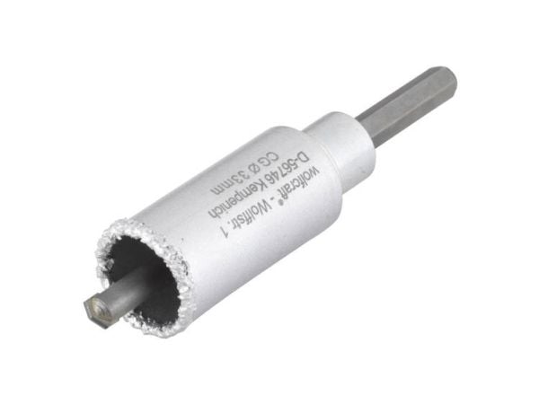 wolfcraft GmbH 3893000, Single/enkelt, Drill, Murstein, Betong, Gipsplater, Stein, Grå, Tungsten Carbide Tipped (TCT), Sekskanttange