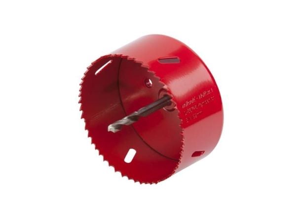 wolfcraft GmbH 5492000, Single, Drill, Metal, Wood, Red, Bimetal, High-Speed Steel (HSS), High-Speed Steel (HSS)