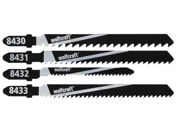 wolfcraft GmbH 8430000, Stikksagblad, Mykt tre, High Carbon Steel (HCS), 10 stykker