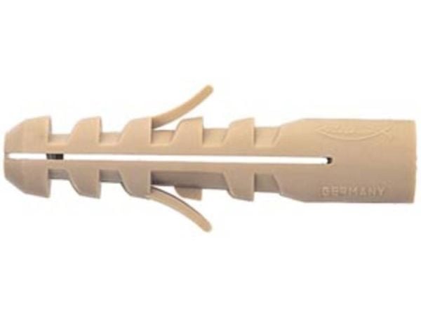 Fischer M 6 S, Väggplugg, Betong, Plast, Beige, M6, 40 mm