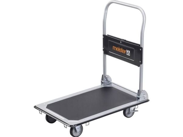 Meister Werkzeuge 8985530 plattformvogn sammenleggbar med oppbevaringsrom stål bæreevne (maks.) 150 kg