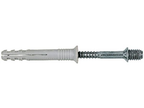 Fischer N 6 x 40/10 S M 6 - Ekspansjonsanker - Murstein - Betong - Skumbetong - Gipsblokk - Murverk - Nylon - Svart - M6 - 6 mm (50398)