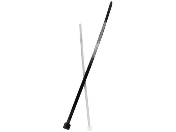 Fischer 69374, Nylon, Svart, -10 - 85 ° C, 450 mm, 7,6 mm, 100 styck