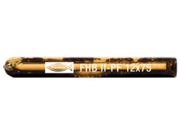 Fischer FHB II-PF 12 x 75, Veggplugg, Betong, Stål, Svart, 7,5 cm, 1,2 cm