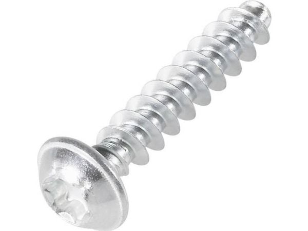TOOLCRAFT 88202 Plastskrue 2.2 mm 6 mm T-profil Stål verzinkt 100 stk