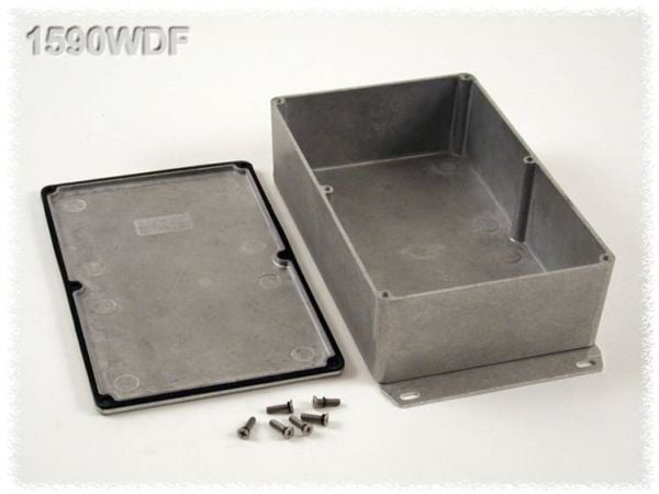 Hammond Electronics 1590WDF Universal-kaappi 187,5 x 119,5 x 56 Alumiini Luonnollinen 1 kpl