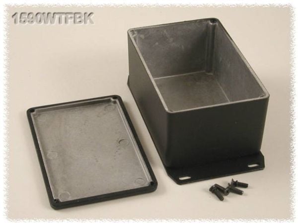 Hammond Electronics 1590WTFBK universalkabinett 120,5 x 79,5 x 59 mm aluminium sort (1 stk.)