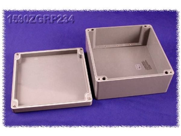 Hammond Electronics 1590ZGRP234PL innleggsplate stålplate natur 1 stk Hammond Electronics 1590ZGRP234PL innleggsplate stålplate natur 1 stk
