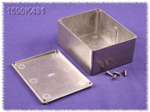 Hammond Electronics 1590K431 universal-kabinett 120 x 94 x 56 Zink natur 1 stk