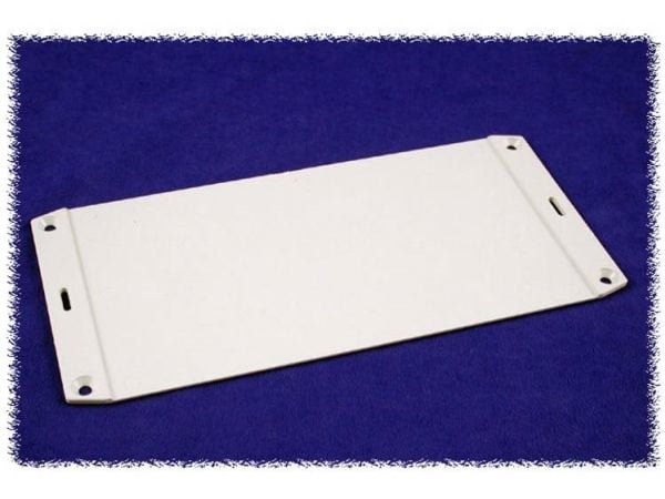 Hammond Electronics 1591FDGY flensplate (L x B) 177 mm x 76 mm ABS grå - 1 stk Hammond Electronics 1591FDGY flensplate (L x B) 177 mm x 76 mm ABS grå - 1 stk