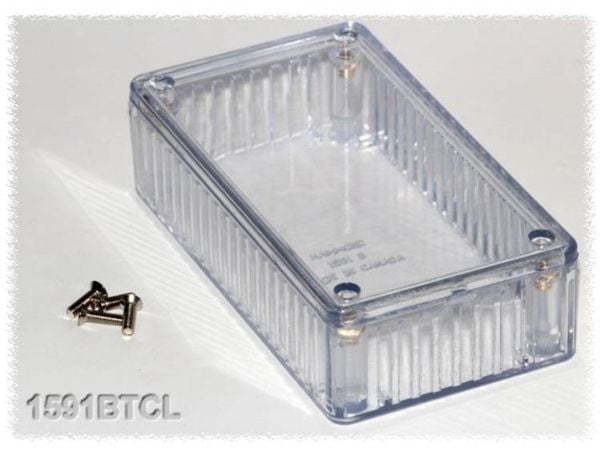 Hammond Electronics 1591BTCL universalkabinett 112 x 62 x 31 polykarbonat natur 1 stk Hammond Electronics 1591BTCL universalkabinett 112 x 62 x 31 polykarbonat natur 1 stk