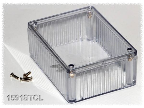 Hammond Electronics 1591STCL universal-kabinett 110 x 82 x 44 polykarbonat natur 1 stk