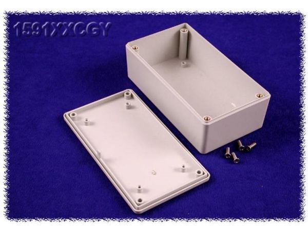 Hammond Electronics 1591XXCGY universal-kabinett 121 x 66 x 41 ABS grå (1 stk.) Hammond Electronics 1591XXCGY universal-kabinett 121 x 66 x 41 ABS grå (1 stk.)