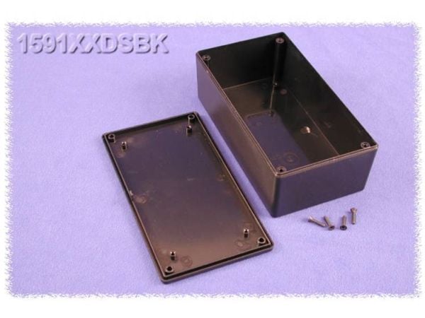 Hammond Electronics 1591XXDSBK Universalkabinet 152 x 82 x 51 ABS Sort 1 stk