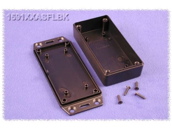Hammond Electronics 1591XXASFLBK universalkabinett 100 x 51 x 26 ABS svart - 1 stk Hammond Electronics 1591XXASFLBK universalkabinett 100 x 51 x 26 ABS svart - 1 stk