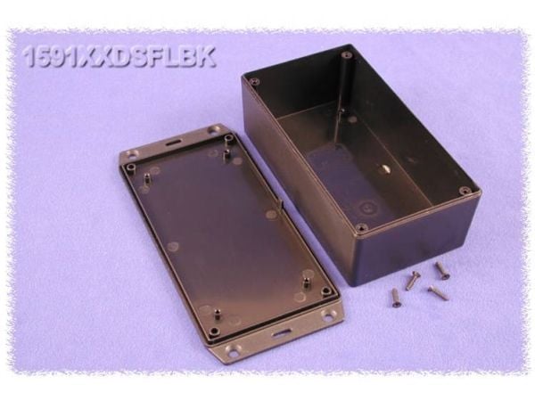 Hammond Electronics 1591XXDSFLBK universalkabinett 152 x 82 x 51 ABS svart 1 stk