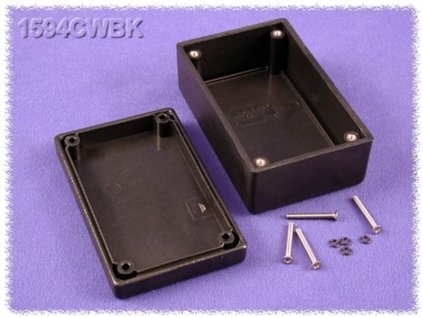 Hammond Electronics 1594CWBK Universalkabinet 105 x 66 x 45 ABS Lajittele 1 kpl 1 kpl