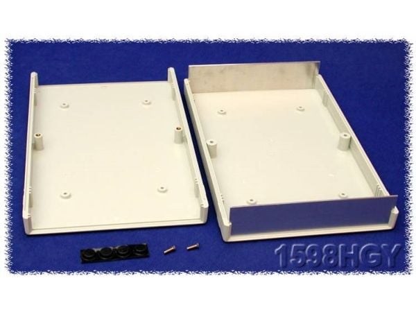 Hammond Electronics 1598HGY Instrumentskap 280 x 200 x 40 ABS grå 1 stk