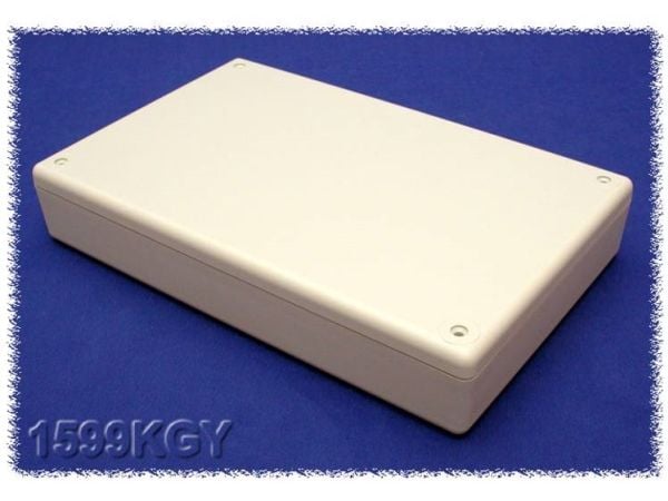 Hammond Electronics 1599KGY Hånd-kaappi 220 x 140 x 40 ABS Grå 1 stk 1 stk