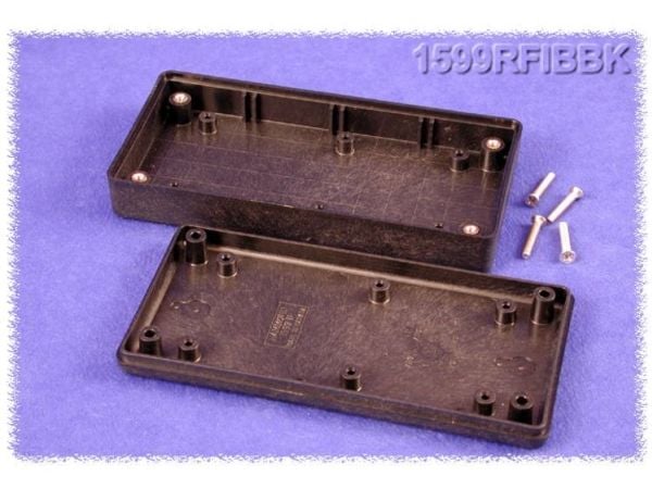 Hammond Electronics 1599RFIBBK Hånd-kaappi 130 x 65 x 25 ABS Lajittelu 1 stk 1 stk