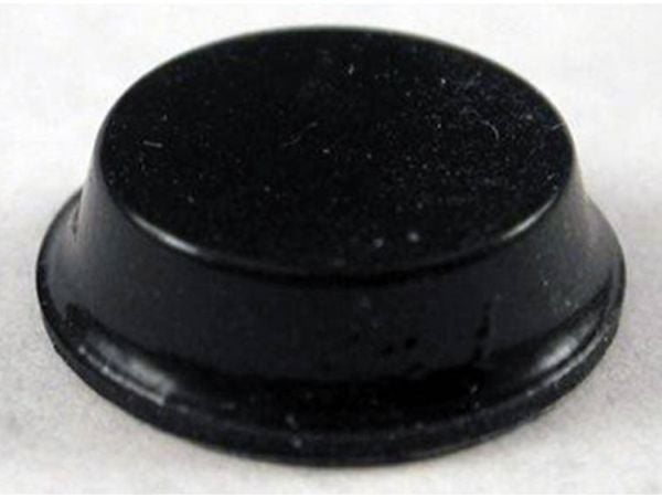 Hammond Electronics 1421T2 chassisføtter selvklebende rund sort (Ø x H) 12,7 mm x 3,5 mm 24 stk