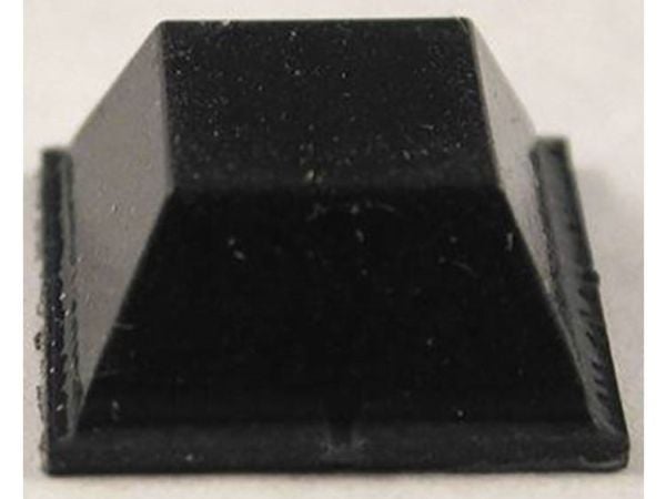 Hammond Electronics 1421T3 chassiføtter selvklebende rund sort (Ø x H) 12,7 x 5,8 mm 24 stk