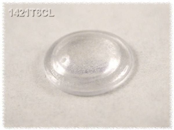 Hammond Electronics 1421T6CL chassiføtter selvklebende rund natur (Ø x H) 7,9 x 2,2 mm, 24 stk