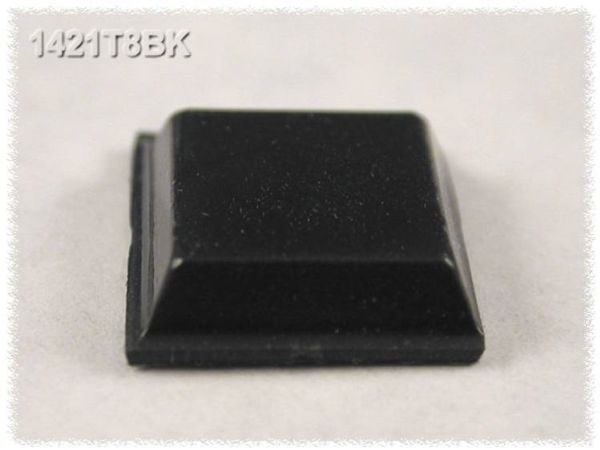 Hammond Electronics 1421T8BK Alustan jalka Itseliimautuva, pyöreä musta (Ø x K) 12,1 mm x 3,1 mm 24 kpl