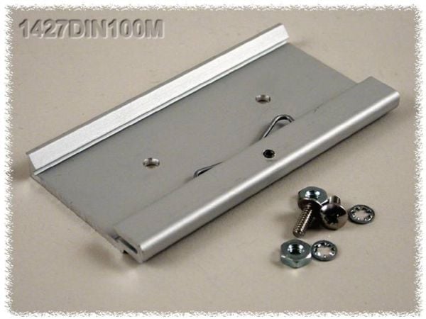 Hammond Electronics 1427DIN100M DIN-clip Til montering på DIN-skinne. 1 stk