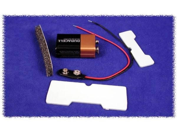 Hammond Electronics BS61 batteriholder 1 x 9 V-batteri plast sort 1 stk