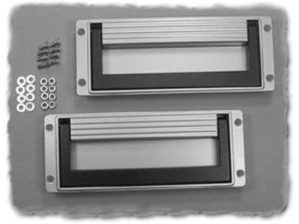 Hammond Electronics M3255-2001 kabinetthandtag svart (L x B x H) 193 x 20,5 x 75,5 mm 1 st