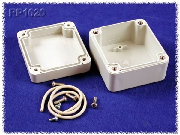 Hammond Electronics RP1020 Universalskap 65 x 60 x 40 Polykarbonat Grå 1 stk