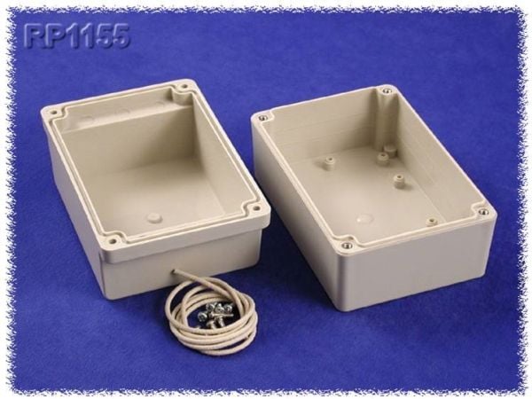 Hammond Electronics RP1155C Universalkabinett 125 x 85 x 85 ABS, polykarbonat grå 1 stk