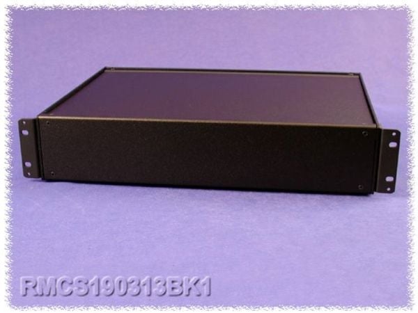Hammond Electronics RMCS190313BK1 universalkabinett 432 x 330 x 65 aluminium svart (1 stk.)