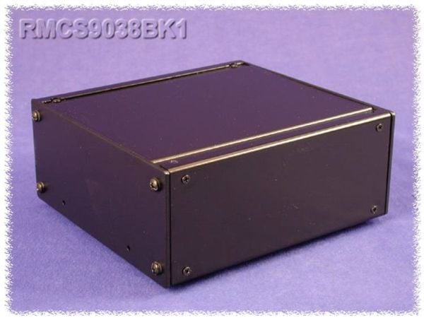 Hammond Electronics RMCV190313BK1 universalkabinet 432 x 330 x 65 mm aluminium sort 1 stk
