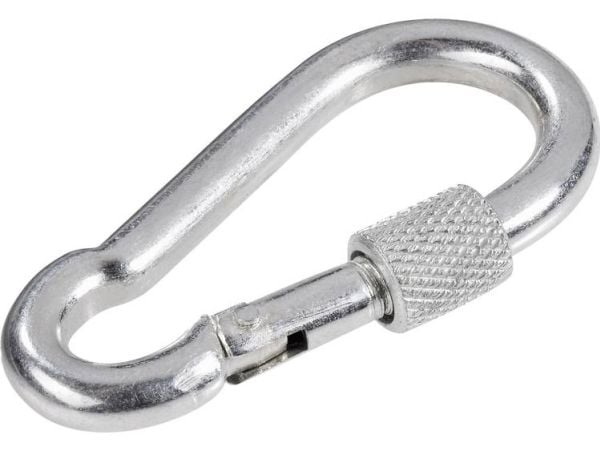 Karbinhake med fyra brigader och skruv TOOLCRAFT 486771 (L x B) 70 mm x 7 mm