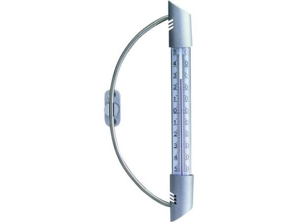 TFA-Dostmann 14.6015, Væskebasert miljøtermometer, Utendørs, °C, -50 - 50 °C, Analog, Sølv