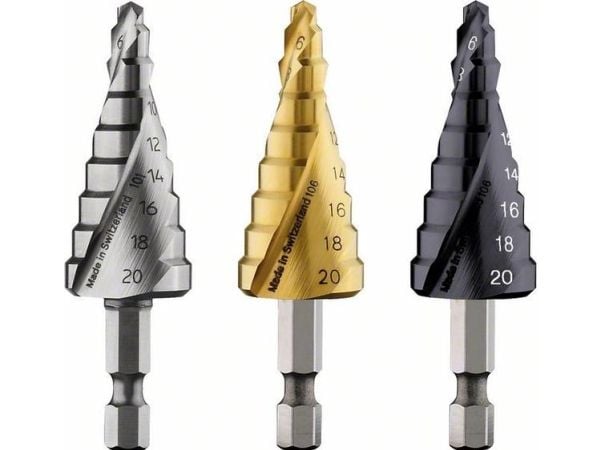 Bosch Accessories 2608587433 HSS-stegborr total längd 70,5 mm TiN 1/4 (6,3 mm) 1 st