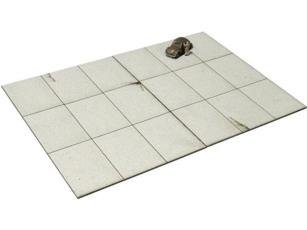 MBZ 80202 H0-betonilaatta Lasercut - betonilaatta