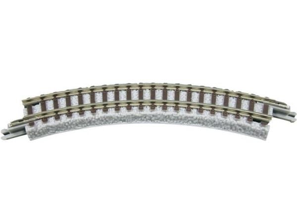 Rokuhan sporsett 7297010 Z (med ballast) buet spor 45° 95 mm, 4 stk