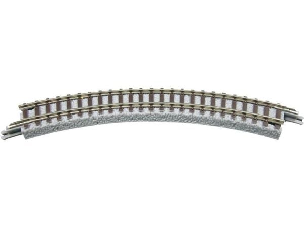 7297005 Z-rälsspår (med ballast) böjt spår 45° 145 mm, 4 st