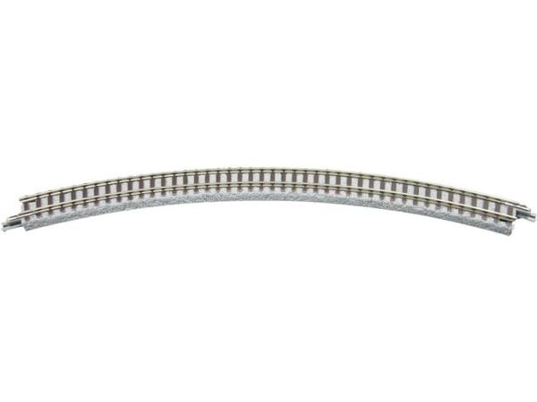 Rokuhan spor (med ballast) bøyd spor 45° 220 mm, 4 stk
