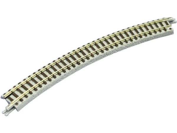 Rokuhan Z-spor 7297014 (med ballast) bøyd spor 30° 245 mm 6 stk